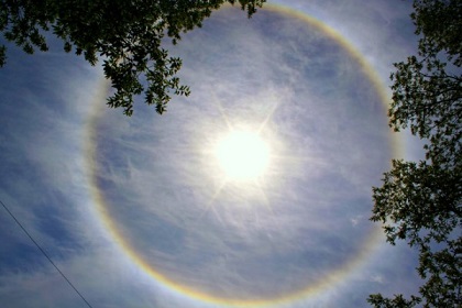 Rainbow sun